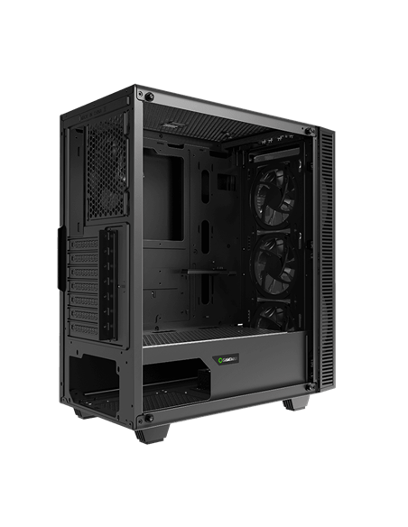 Carcasă PC Gamemax Draco XD, Midi-Tower, Fără PSU, Negru