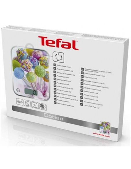 Электронные кухонные весы  Tefal Optiss Décor, Разноцветный