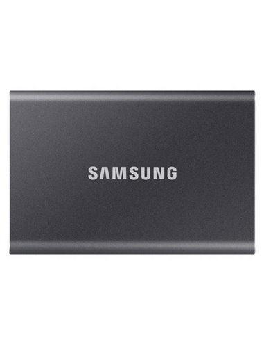 SSD portabil extern Samsung Portable SSD T7, 2 TB, Grey (MU-PC2T0T/WW)