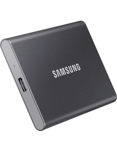 Внешний портативный SSD-накопитель Samsung Portable SSD T7, 2 TB, Grey (MU-PC2T0T/WW)
