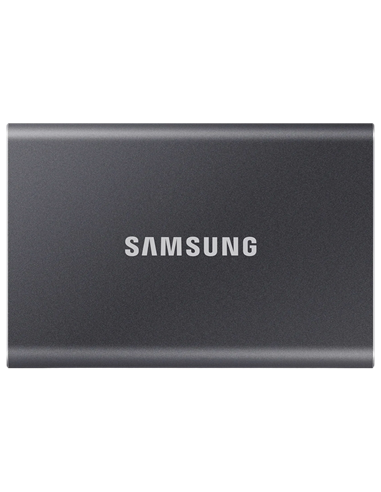 SSD portabil extern Samsung Portable SSD T7, 2 TB, Grey (MU-PC2T0T/WW)