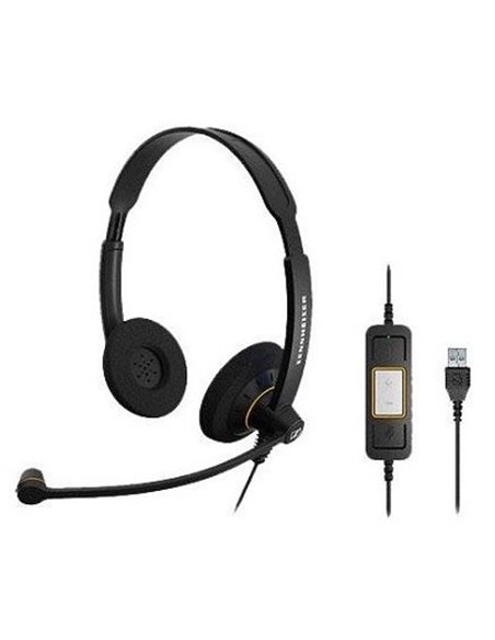 Căști EPOS SC 60 USB, Negru