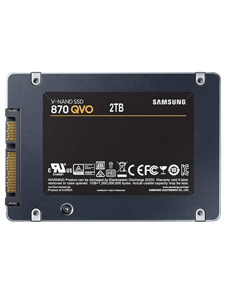 Накопитель SSD Samsung 870 QVO MZ-77Q2T0, 2000Гб, MZ-77Q2T0BW