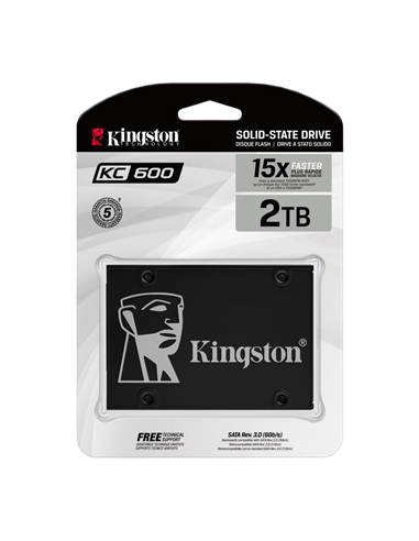 Накопитель SSD Kingston KC600, 2048Гб, SKC600/2048G