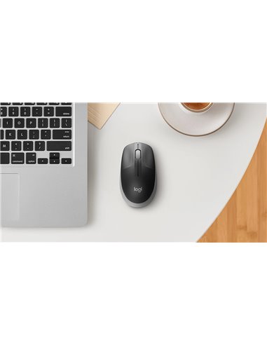 Беcпроводная мышь Logitech M190, Чёрный