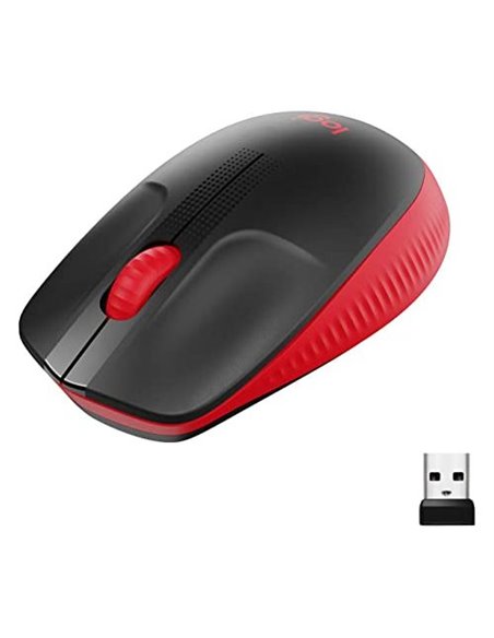 Беcпроводная мышь Logitech M190, Красный