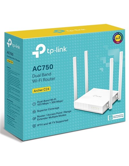 Беспроводной маршрутизатор TP-LINK Archer C24, Белый