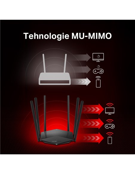 Беспроводной маршрутизатор MERCUSYS MR50G, Чёрный