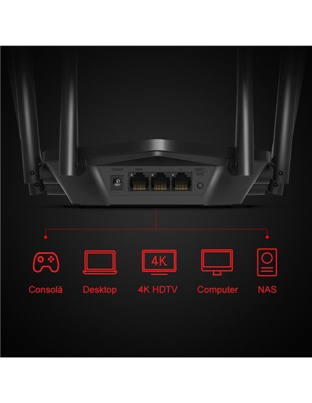 Беспроводной маршрутизатор MERCUSYS MR50G, Чёрный