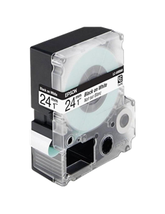 Картридж с лентой Epson LK-6WBN, 24 мм x 9 м