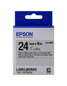 Cartuş de bandă Epson LK-6SBE, 24 mm x 9 m