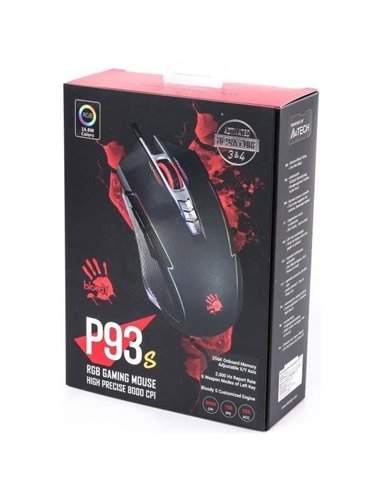 Игровая мышь Bloody P93s, Чёрный