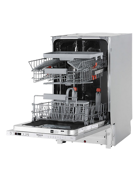 Mașină de spălat vase Hotpoint-Ariston HSIC 3T127 C, Alb