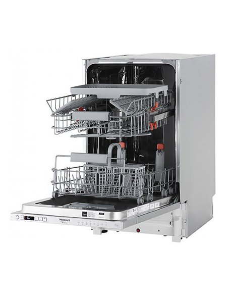 Mașină de spălat vase Hotpoint-Ariston HSIC 3T127 C, Alb