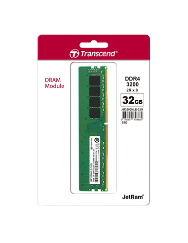 Memorie RAM Transcend JM3200HLE-32G, DDR4 SDRAM, 3200 MHz, 32GB