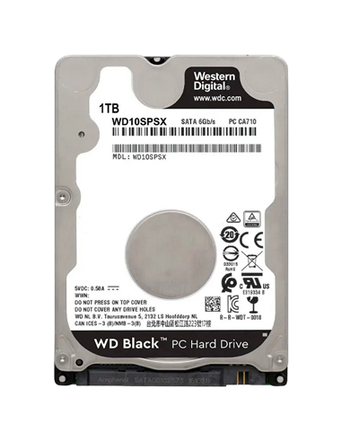 Unitate HDD Western Digital WD Black, 2.5"/7 mm, 1 TB WD10SPSX