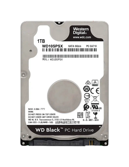 Unitate HDD Western Digital WD Black, 2.5"/7 mm, 1 TB WD10SPSX