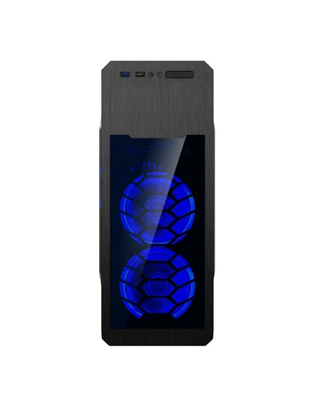 Carcasă PC Gamemax G563, Midi-Tower, Fără PSU, Negru