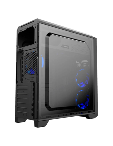 Carcasă PC Gamemax G563, Midi-Tower, Fără PSU, Negru