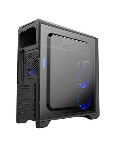 Carcasă PC Gamemax G563, Midi-Tower, Fără PSU, Negru