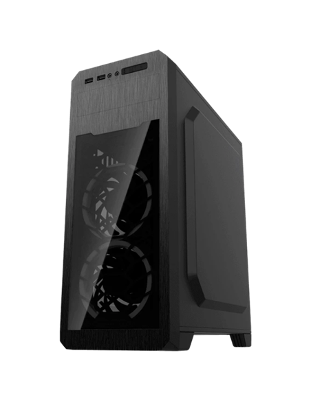 Carcasă PC Gamemax G563, Midi-Tower, Fără PSU, Negru