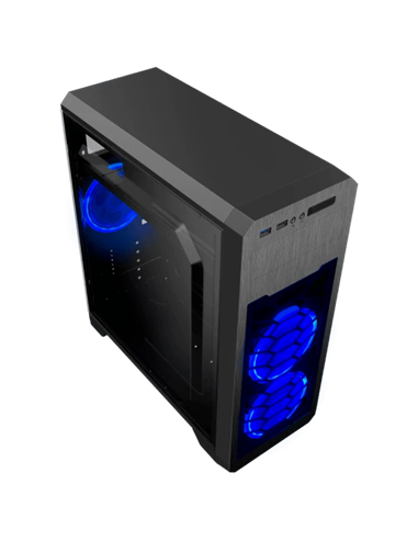 Carcasă PC Gamemax G563, Midi-Tower, Fără PSU, Negru