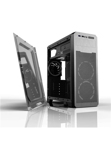 Carcasă PC Gamemax G563, Midi-Tower, Fără PSU, Negru