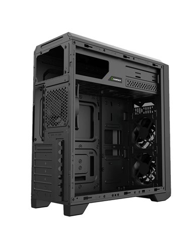 Carcasă PC Gamemax G563, Midi-Tower, Fără PSU, Negru