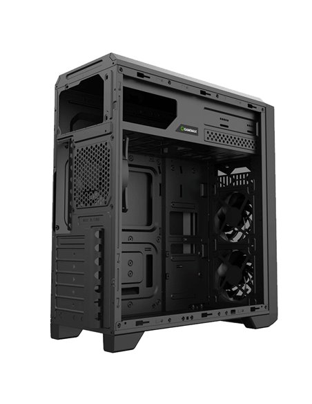 Carcasă PC Gamemax G563, Midi-Tower, Fără PSU, Negru