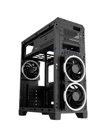 Carcasă PC Gamemax G563, Midi-Tower, Fără PSU, Negru