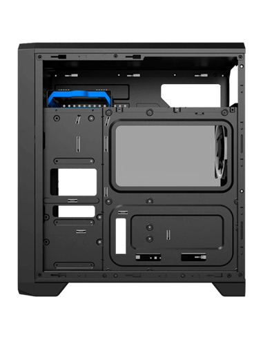 Carcasă PC Gamemax G563, Midi-Tower, Fără PSU, Negru