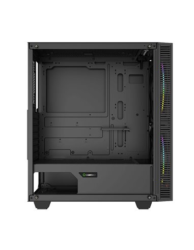 Компьютерный корпус Gamemax Black Hole, Midi-Tower, Без блока питания, Чёрный