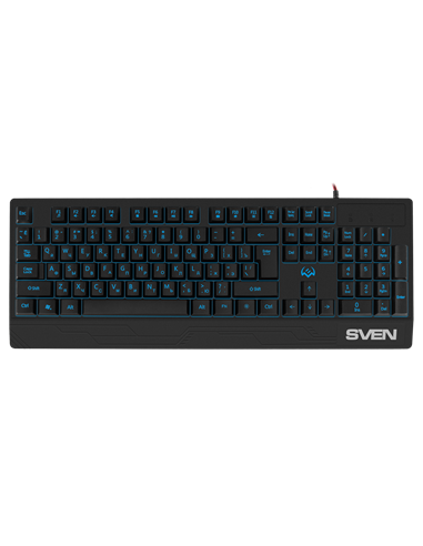 Tastatură SVEN KB-G8300, Cu fir, Negru