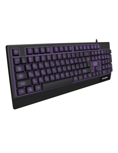 Клавиатура SVEN KB-G8300, Проводное, Чёрный