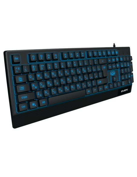 Tastatură SVEN KB-G8300, Cu fir, Negru