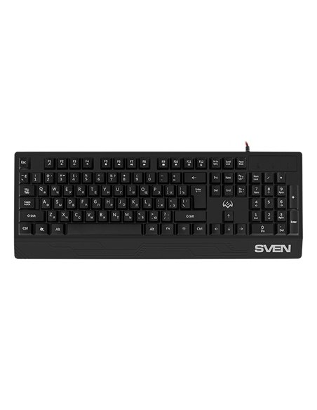 Tastatură SVEN KB-G8300, Cu fir, Negru