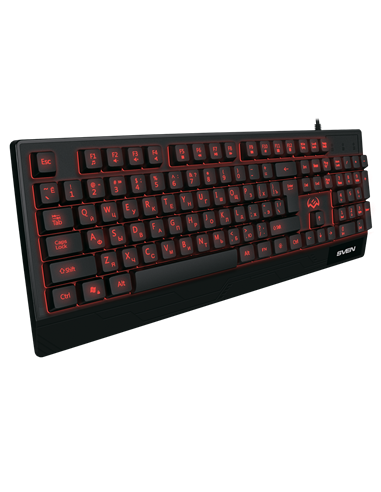 Клавиатура SVEN KB-G8300, Проводное, Чёрный