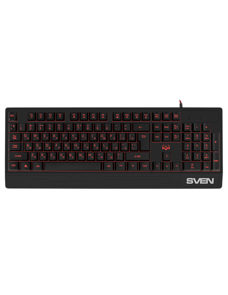 Tastatură SVEN KB-G8300, Cu fir, Negru