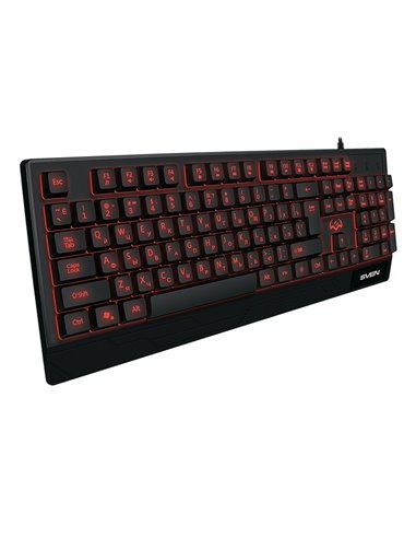 Tastatură SVEN KB-G8300, Cu fir, Negru