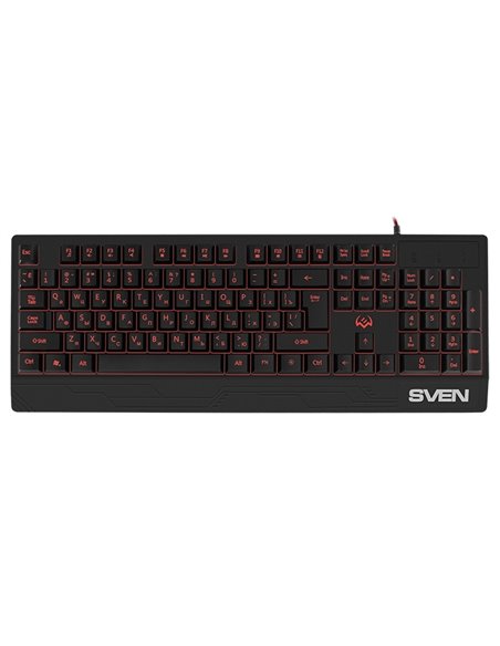 Tastatură SVEN KB-G8300, Cu fir, Negru