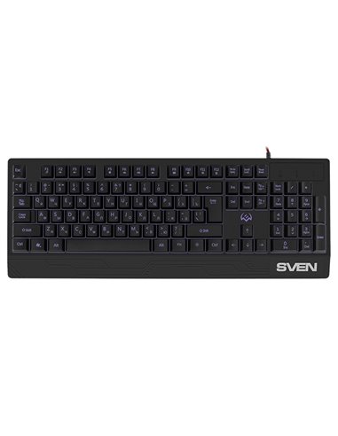 Tastatură SVEN KB-G8300, Cu fir, Negru