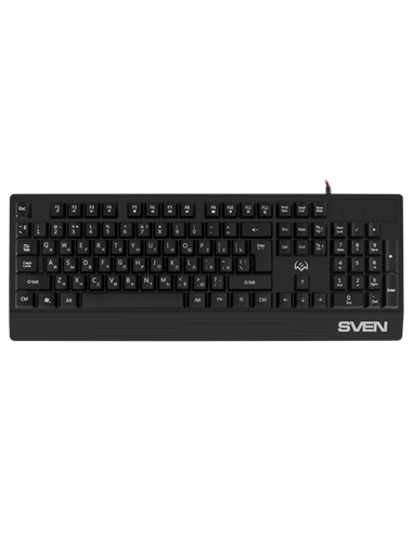 Tastatură SVEN KB-G8300, Cu fir, Negru
