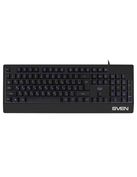Tastatură SVEN KB-G8300, Cu fir, Negru