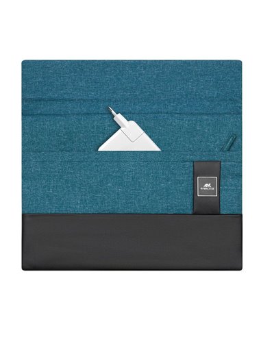 Husă universală pentru Laptop RivaCase Lantau, 13", Poliester, Acvamarin