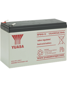 Аккумулятор для резервного питания Yuasa NPW45-12-TW, 12В, 7,5А*ч