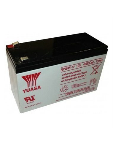 Acumulator UPS Yuasa NPW45-12-TW, 12V, 7,5Ah