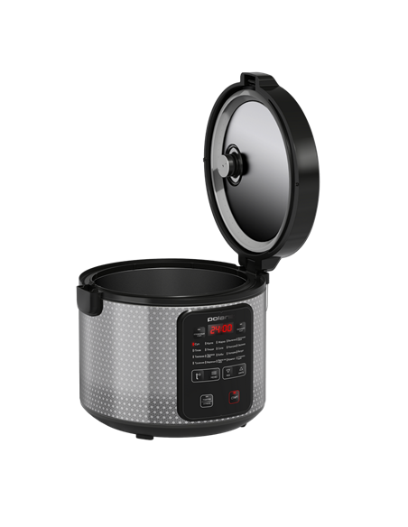 Aparat de gătit multifuncțional Polaris PMC0578AD, Negru / Oțel Inoxidabil