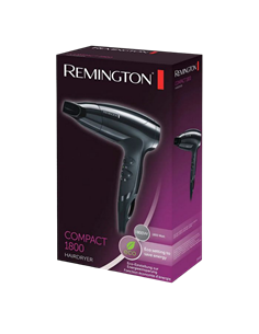 Uscător de păr compact Remington Compact D5000, 1800 W, Negru 2