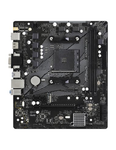 Материнская плата ASRock A520M-HVS, AM4, AMD A520, Micro-ATX