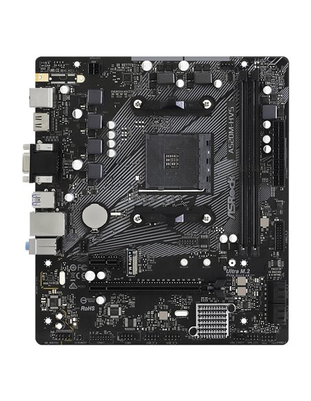 Placă de bază ASRock A520M-HVS, AM4, AMD A520, Micro-ATX